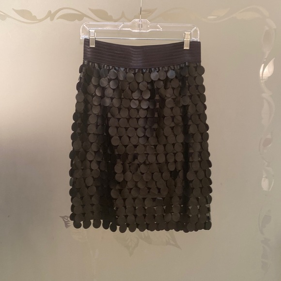 petit pois Dresses & Skirts - NWT black leather Petit Pois skirt